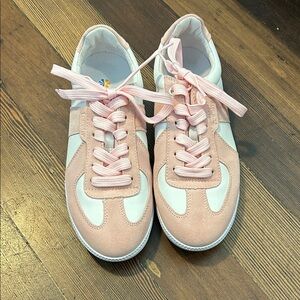 Pink and White Women's Sneakers